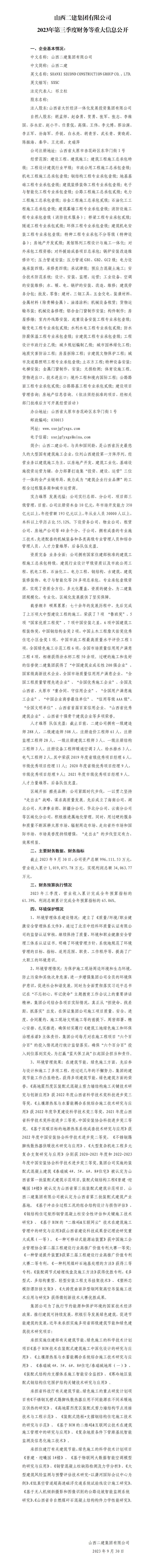 ɽ�������������޹�˾2023��������Ȳ�����ش���Ϣ����