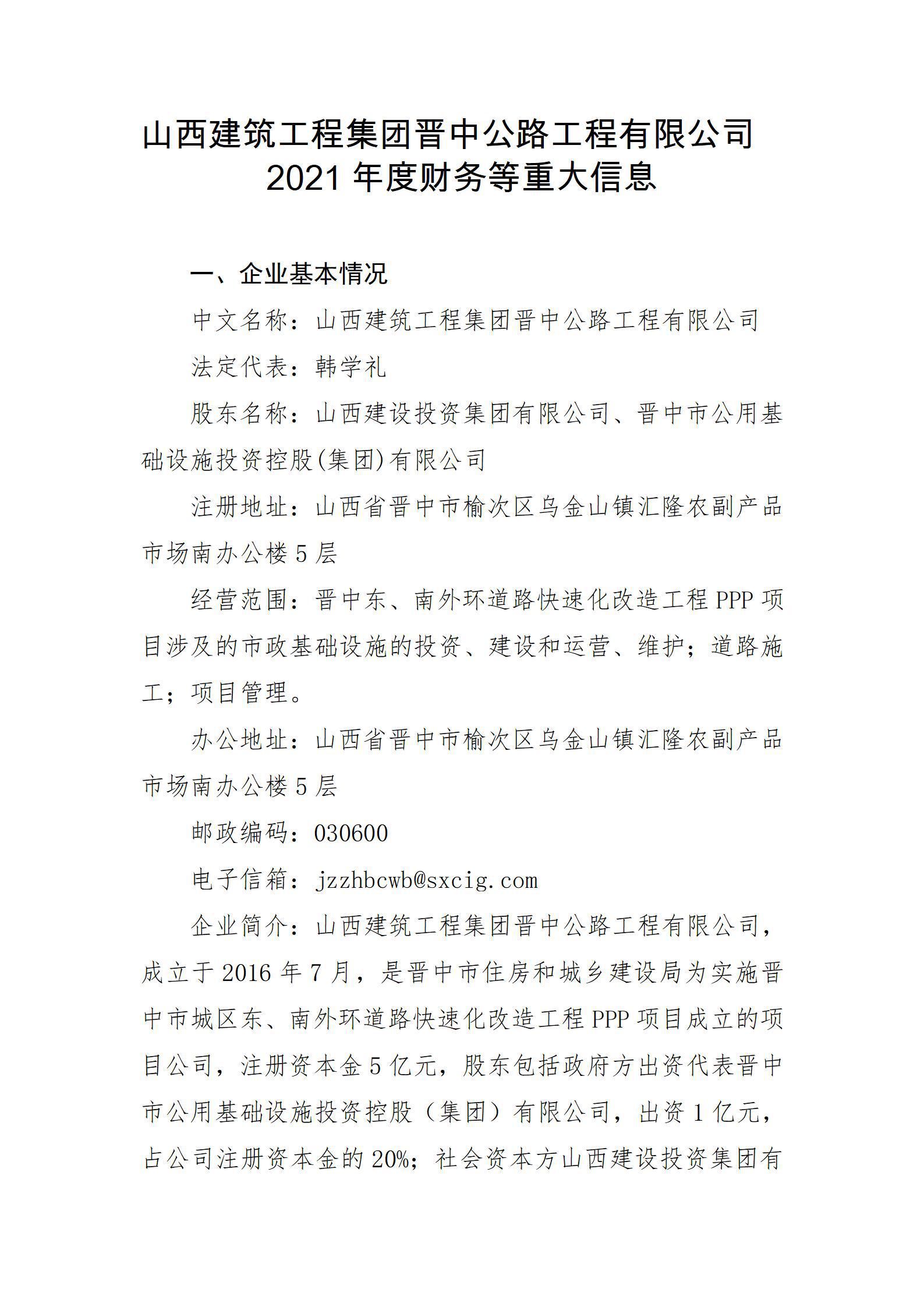 ɽ���������̼��Ž��й�·�������޹�˾2021��Ȳ�����ش���Ϣ